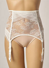 Corset/jartieră broderie bej CHANTAL THOMASS femeie
