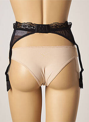 Corset/jartieră broderie negru LISE CHARMEL femeie