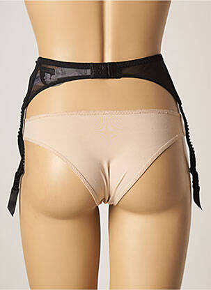 Corset/jartieră broderie dantelă de calais negru LISE CHARMEL femeie