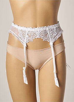 Corset/jartieră broderie alb LISE CHARMEL femeie