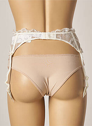 Corset/jartieră efect material satinat bej LISE CHARMEL femeie