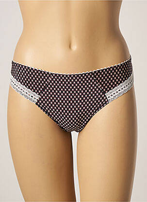 Tanga elasticitate negru ANTIGEL femeie