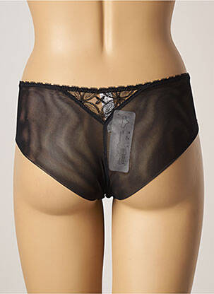 Shorty efect material satinat negru ANTINEA femeie