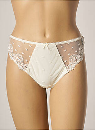 Tanga țesătură tulle bej FANTASIE femeie