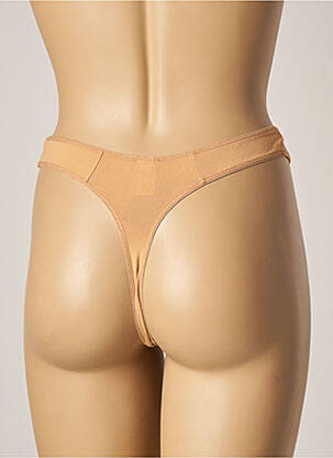 Tanga microfibre bej HUIT femeie