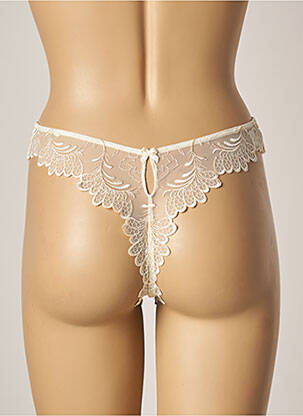 Tanga tulle transparent bej EPRISE BY LISE CHARMEL femeie