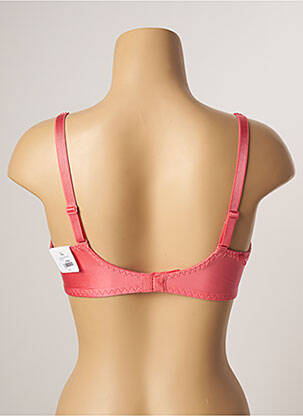 Sutien efect material satinat top sutien modelat roz LOUISA BRACQ femeie