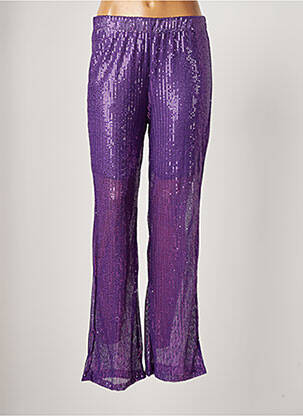 Pantalon larg violet MY LILI femeie