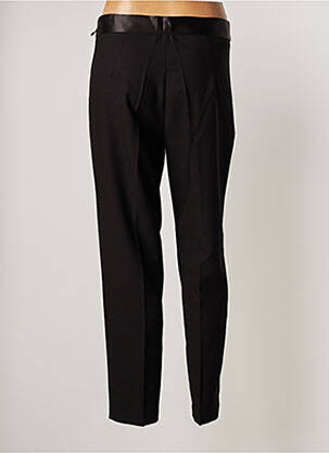 Pantalon drept țesătură crep mărime normală negru EMA BLUE'S femeie