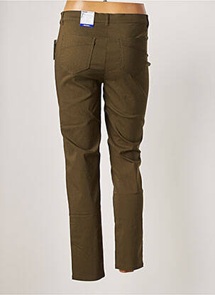 Pantalon 7/8 elasticitate talie joasă verde FRANK WALDER femeie
