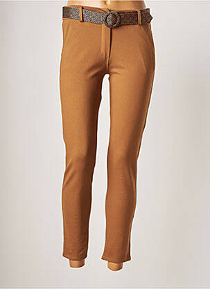 Pantalon 7/8 elasticitate mărime normală maro VOGUE femeie