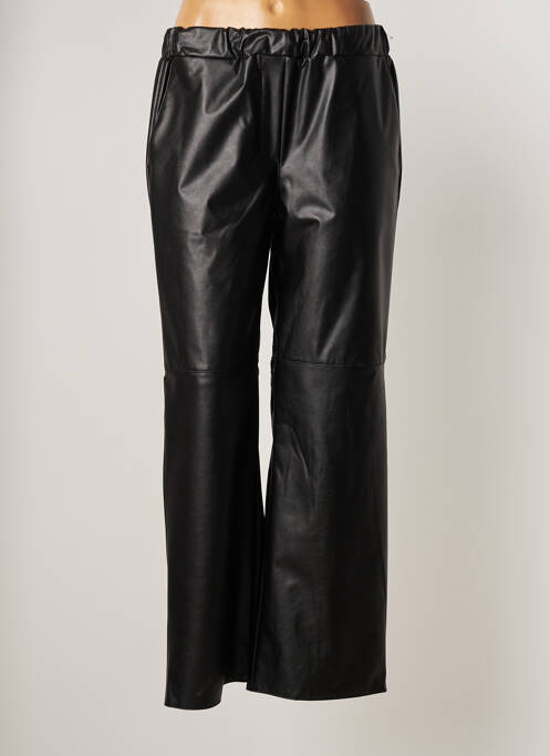 Pantalon larg negru EMA BLUE'S femeie