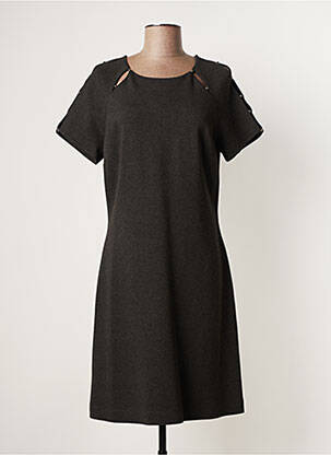 Rochie midi gri EVA KAYAN femeie