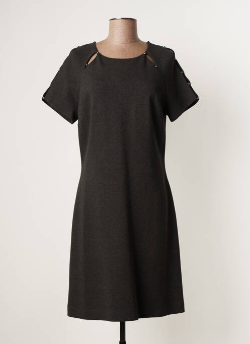 Rochie midi gri EVA KAYAN femeie