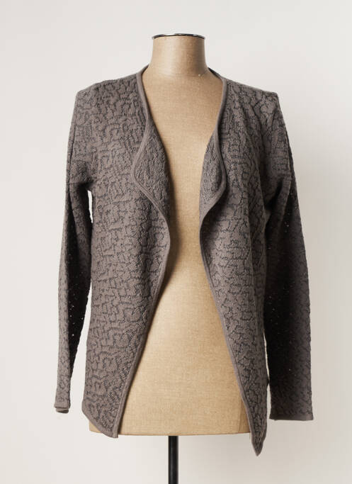 Vestă cu mâneci lungi gri SANDWICH femeie