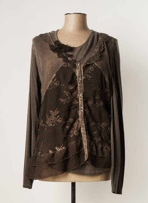 Twin-set maro FRED SABATIER femeie