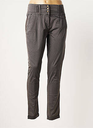 Pantalon slim mărime normală mărime normală gri NOT THE SAME femeie