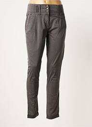 Pantalon slim mărime normală mărime normală gri NOT THE SAME femme