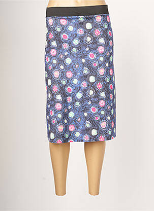 Fustă midi albastru ANIMAPOP femeie