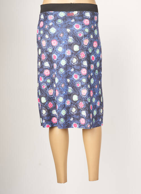 Fustă midi albastru ANIMAPOP femeie