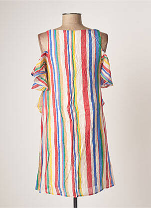 Rochie scurtă mâneci scurte mâneci scurte galben MOLLY BRACKEN femeie