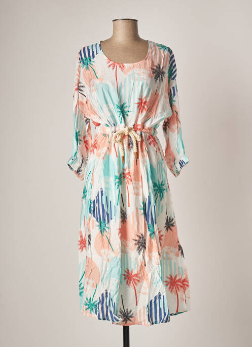 Rochie midi alb LILI SIDONIO femeie