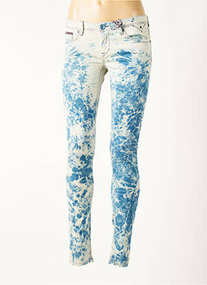 Pantalon slim talie joasă talie joasă albastru TOMMY HILFIGER femeie