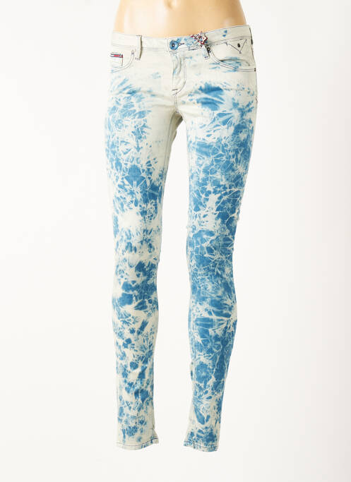 Pantalon slim albastru TOMMY HILFIGER femeie