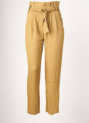 Pantalon chino buzunare talie înaltă verde SEE U SOON femeie