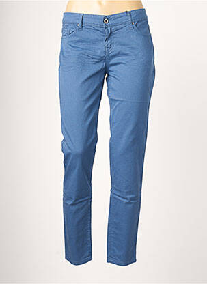 Pantalon slim albastru SUN VALLEY femeie
