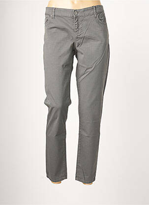 Pantalon slim talie joasă talie joasă gri SUN VALLEY femeie