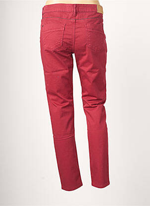 Pantalon slim talie joasă talie joasă roșu SUN VALLEY femeie