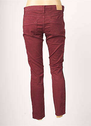 Pantalon slim talie joasă talie joasă roșu SUN VALLEY femeie