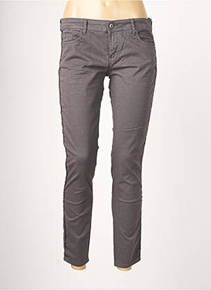 Pantalon slim talie joasă talie joasă gri SUN VALLEY femeie