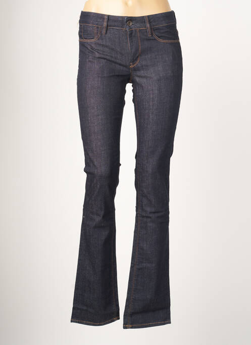 Blugi cu croială dreaptă albastru GUESS femeie