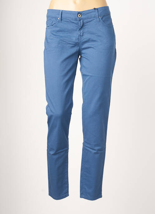 Pantalon slim albastru SUN VALLEY femeie