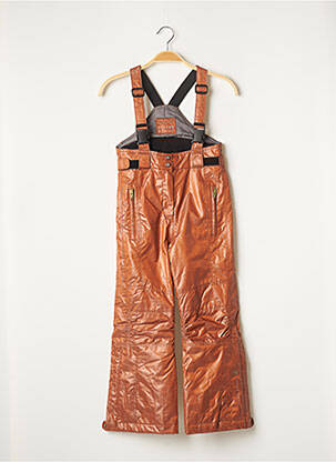 Salopetă-pantalon maro POIVRE BLANC fată