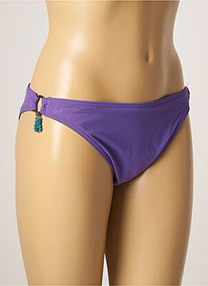 Chiloți de baie violet CALVIN KLEIN femeie