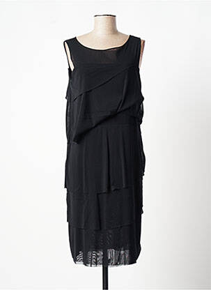 Rochie midi fără mâneci fără mâneci negru EVALINKA femeie