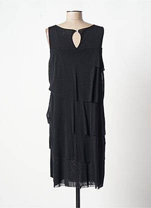 Rochie midi fără mâneci fără mâneci negru EVALINKA femeie