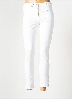 Pantalon 7/8 alb PAUL BRIAL femeie
