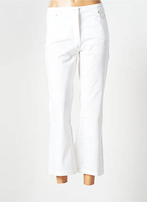 Pantalon 7/8 alb PAUL BRIAL femeie