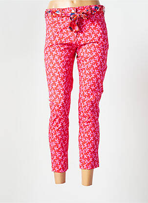 Pantalon 7/8 elasticitate mărime normală roz PAUL BRIAL femme