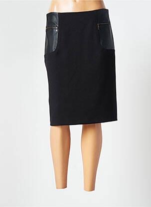 Fustă midi negru PAUL BRIAL femeie