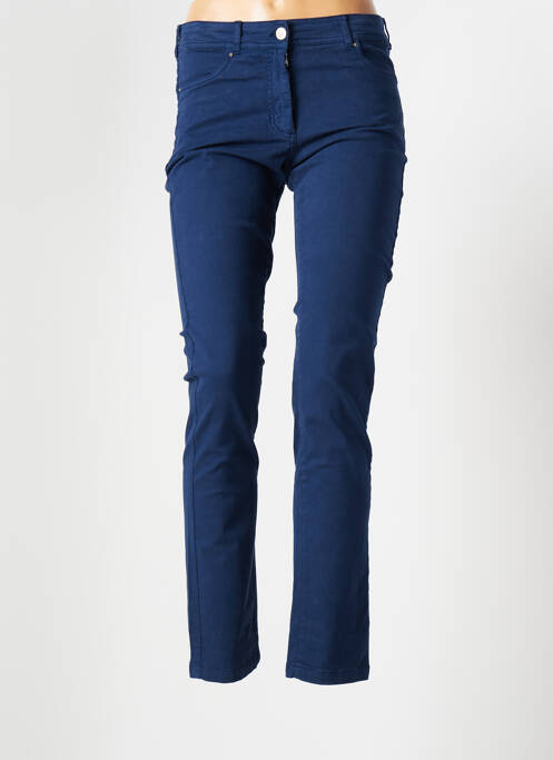 Pantalon slim albastru PAUL BRIAL femeie