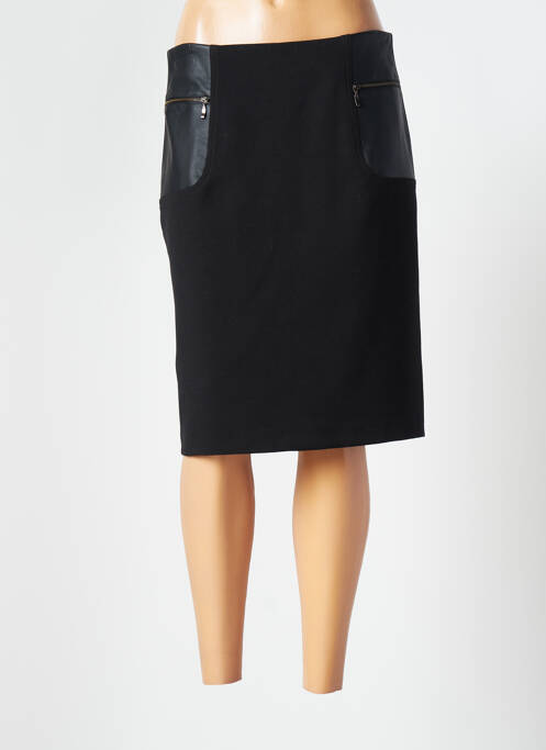 Fustă midi negru PAUL BRIAL femeie