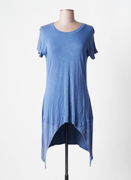 Tunică mâneci scurte albastru MARBLE femeie