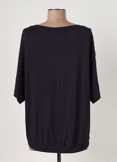 Top albastru QUATRE VINGT JOURS femeie