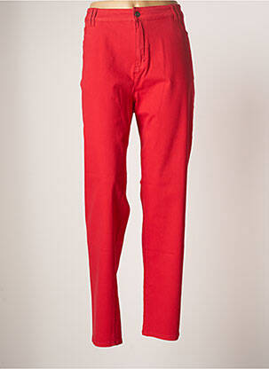 Pantalon drept roșu CISO femeie