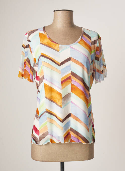 Top portocaliu QUATRE VINGT JOURS femeie